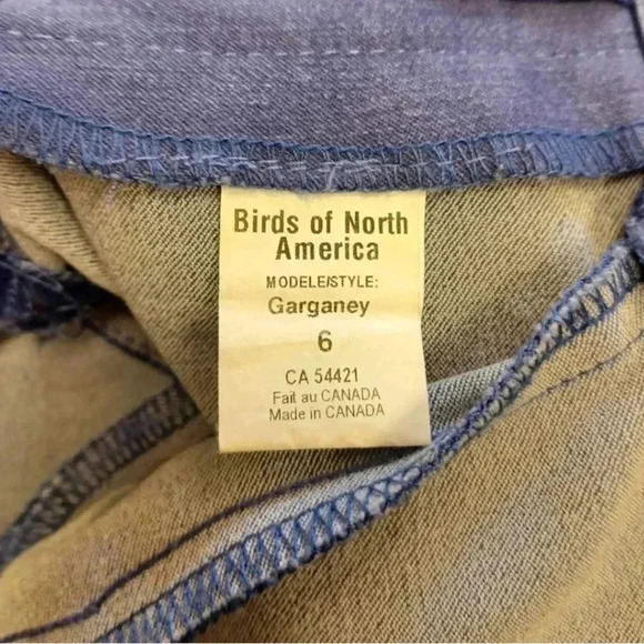 Birds Of North America Purple Skinny Jeans Size 6 - Picture 6 of 7